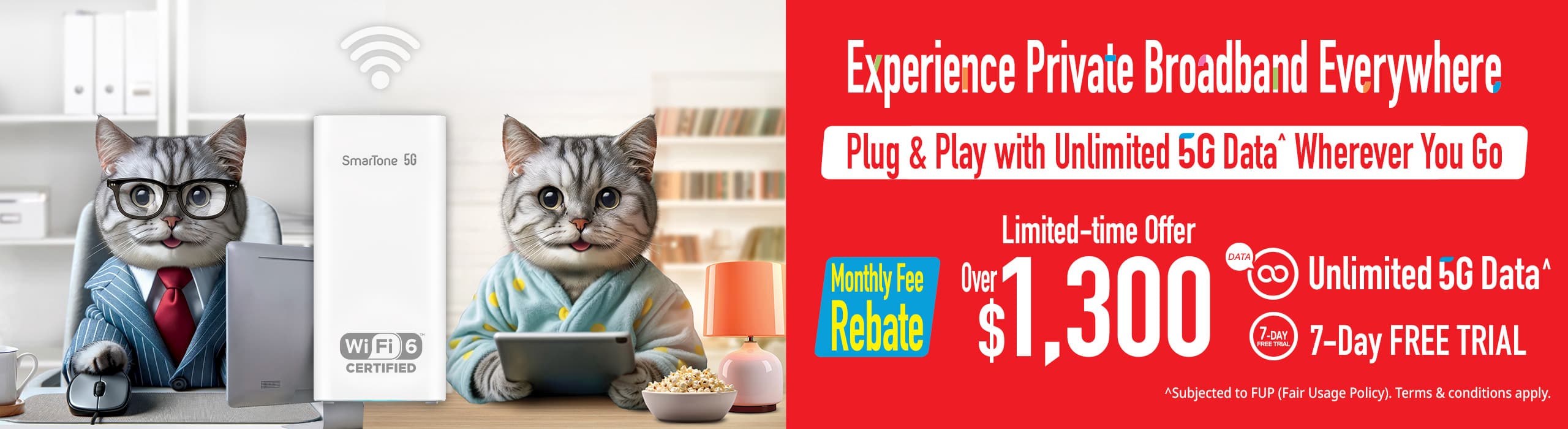 Home 5G Broadband Plan Hong Kong SmarTone