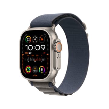 SmarTone Online Store Apple Watch Ultra 2 (GPS + Cellular), 49mm Titanium Case with Alpine Loop (Small)